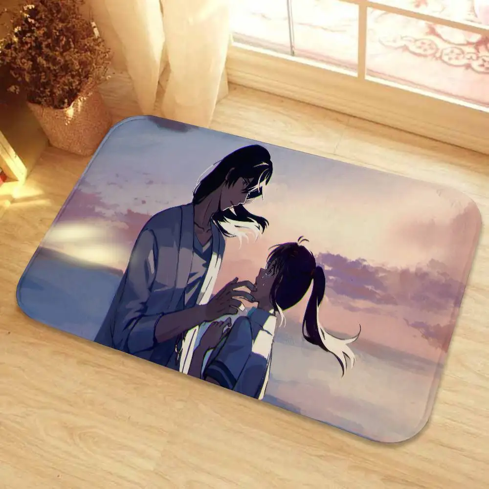 Suzume Japanese Anime Printed Bath Mat