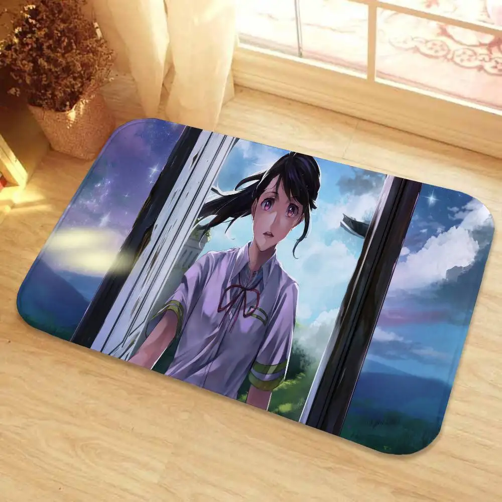 Suzume No Tojimari Printed Soft Bath Mat