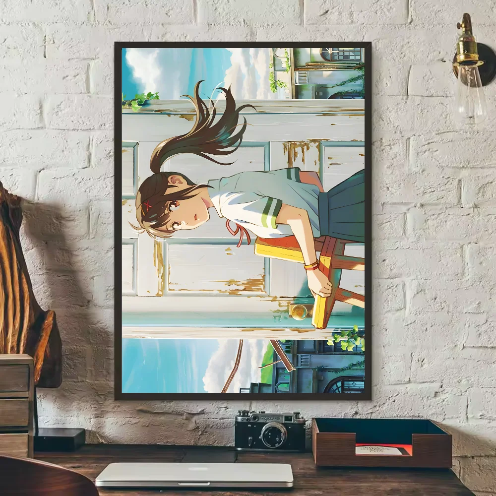 Suzume Opening the Door Wall Art