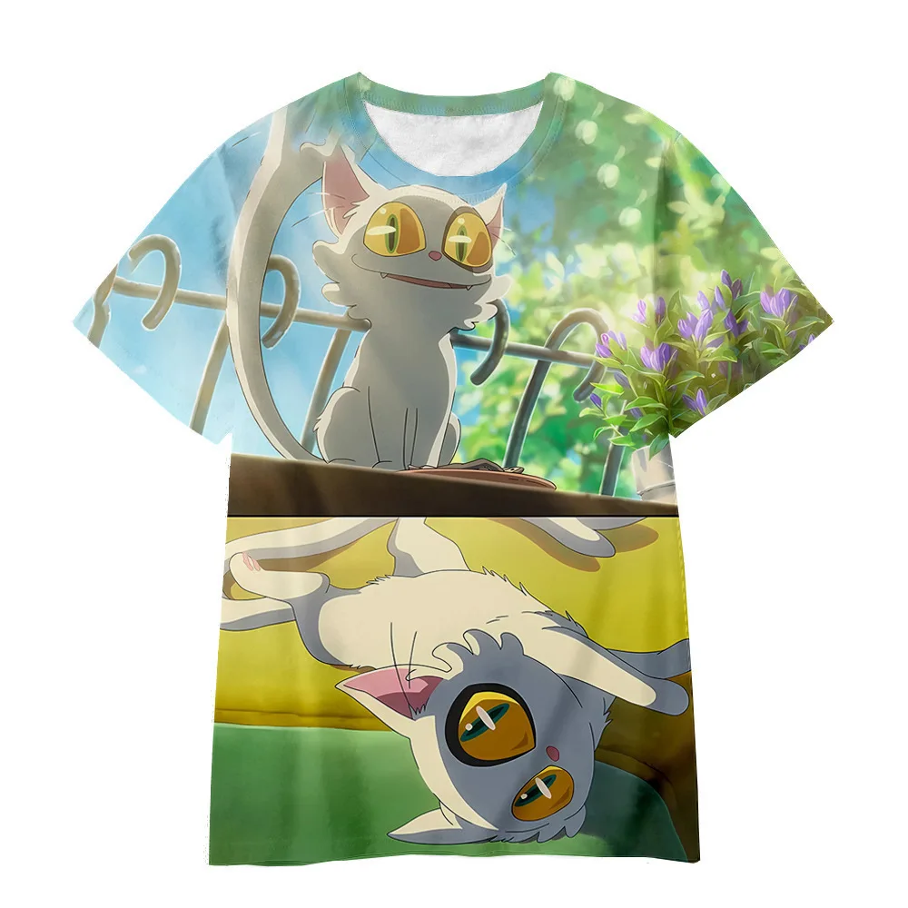 Suzume No Tojimari Daijin Cat on Tree 3D T-shirt