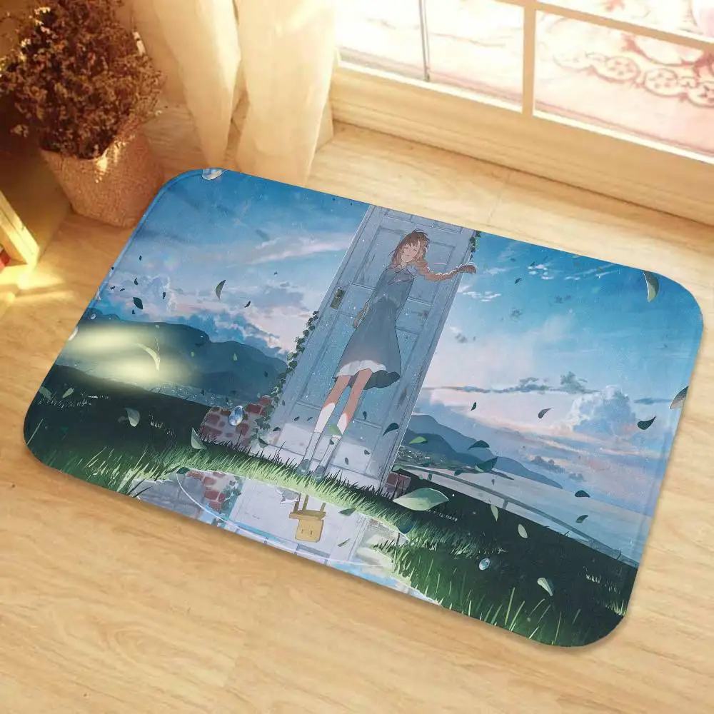 Suzume Running in Sunshine Absorbent Bath Mat