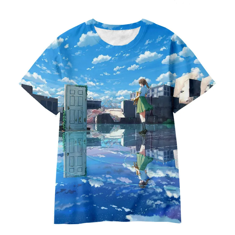 Suzume Countryside Walk with Daijin 3D T-shirt