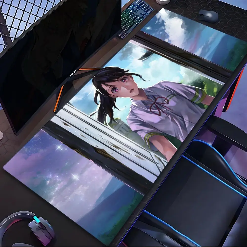 Suzume Door Opening Scene Mouse Pad