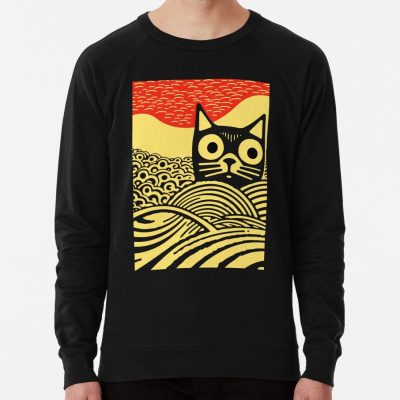 Meow Kawaii Cat Japanese Art Sweatshirt
