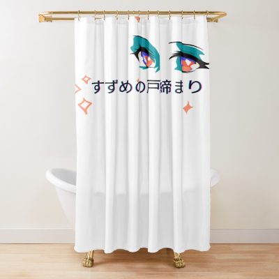 Suzume No Tojimari Makoto Shinka Aesthetic Shower Curtain