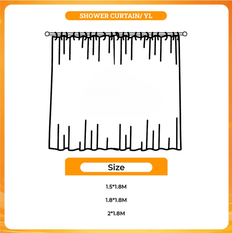 3D shower curtain - Suzume no Tojimari Store